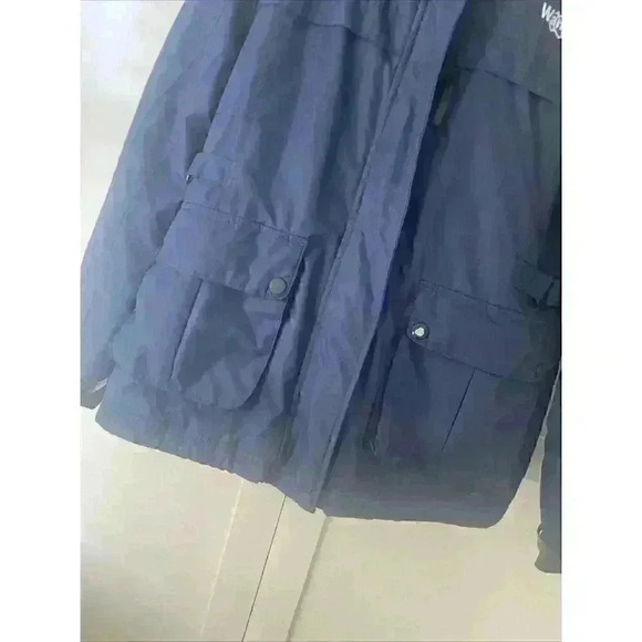 Wantdo Women's Waterproof Ski Jacket Hooded Snow Coat Size Small Navy - Picture 6 of 13